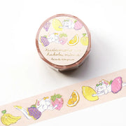 Heisuke Kitazawa / Foil-Stamped Washi Tape - Fruits