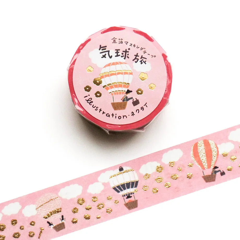 Necktie / Foil-Stamped Washi Tape - Floating through the Sky