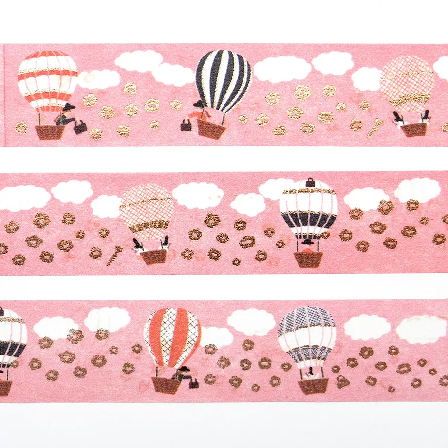 Necktie / Foil-Stamped Washi Tape - Floating through the Sky