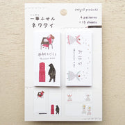 Necktie / Sticky Notes - Flowers