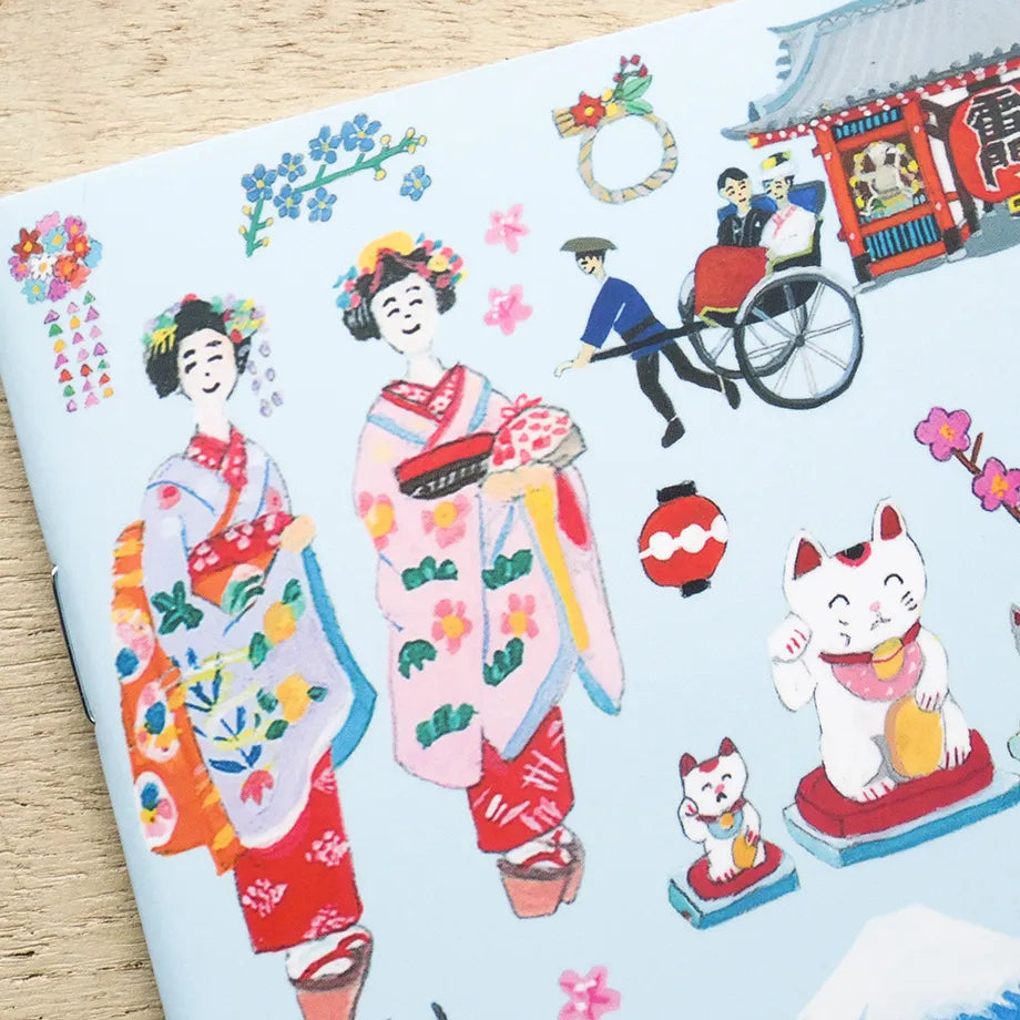 Ai Okino / A6 Stamp Notebook - Japan