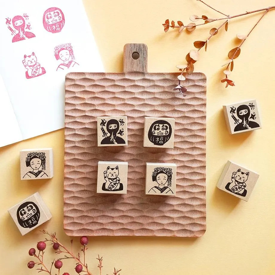 Ai Okino / Rubber Stamp - Daruma