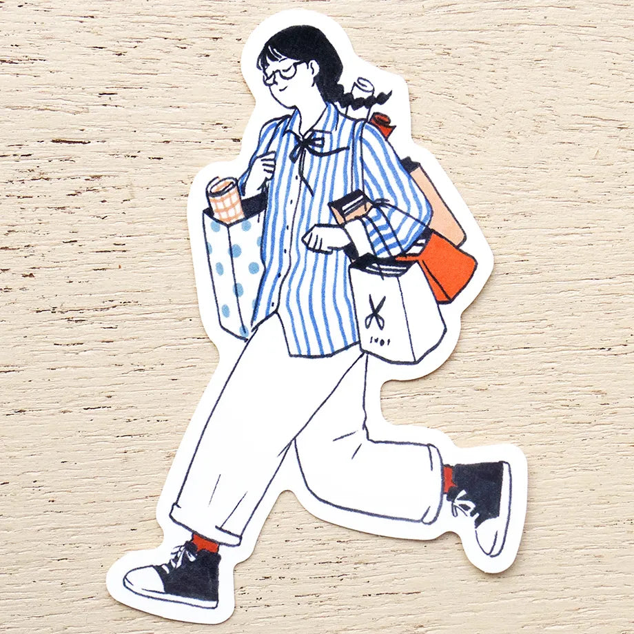 Sayuri Fujimaki / Vinyl Sticker - Skip