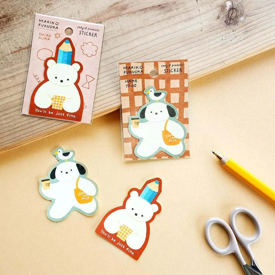 Mariko Fukuoka / Vinyl Sticker - Polar Bear