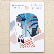 Sayuri Fujimaki / Vinyl Sticker - By the Window
