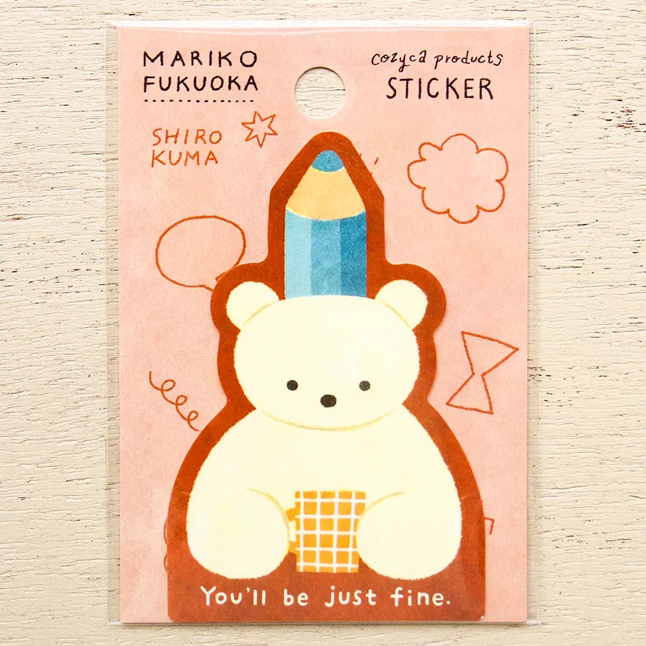 Mariko Fukuoka / Vinyl Sticker - Polar Bear