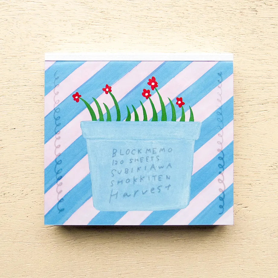 Subikiawa. / Square Memo Pad - Harvest