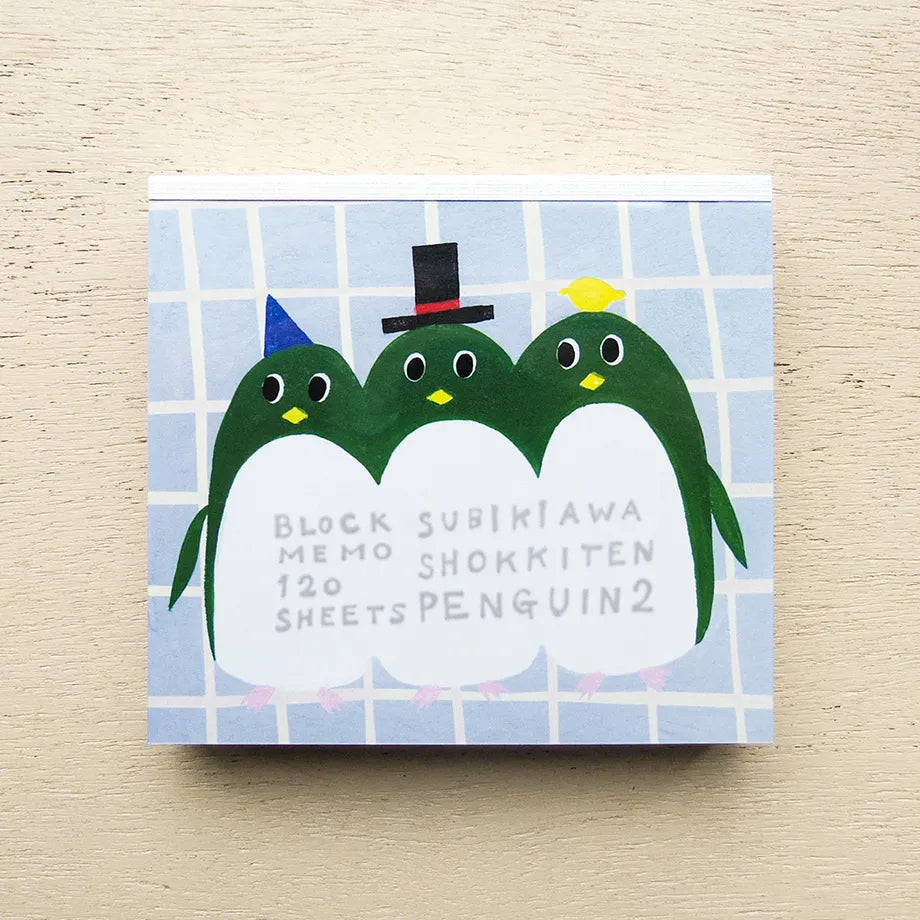 Subikiawa. / Square Memo Pad - PENGUIN2