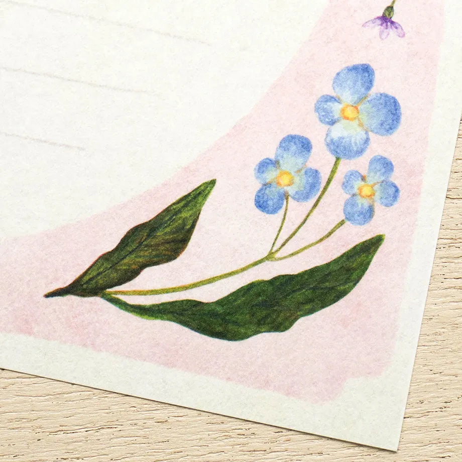 Midori Asano / Letter Set - flower birds