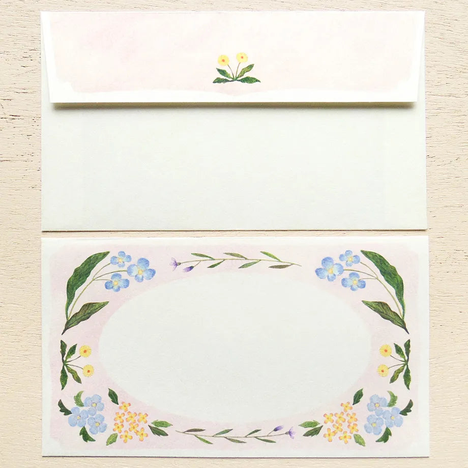 Midori Asano / Letter Set - flower birds