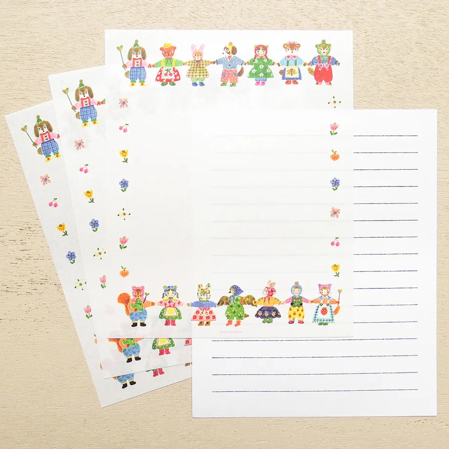 Aiko Fukawa / Letter Set - Holding Paws