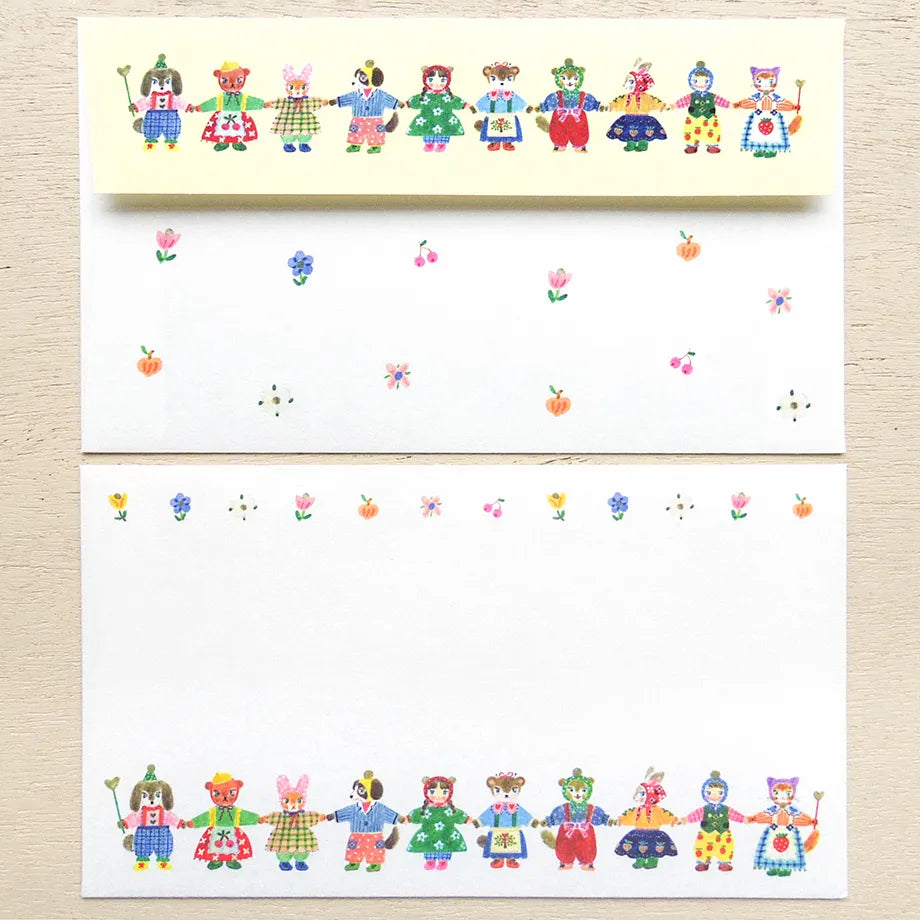 Aiko Fukawa / Letter Set - Holding Paws