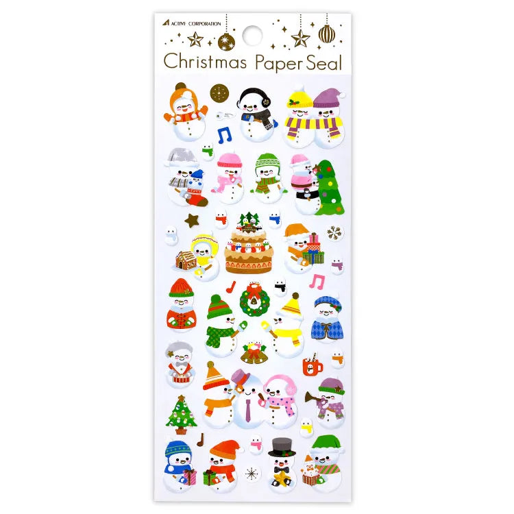 [Christmas Limited] Stickers - Happy Snowman