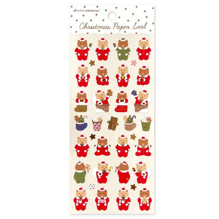 [Christmas Limited] Stickers - Christmas Bears