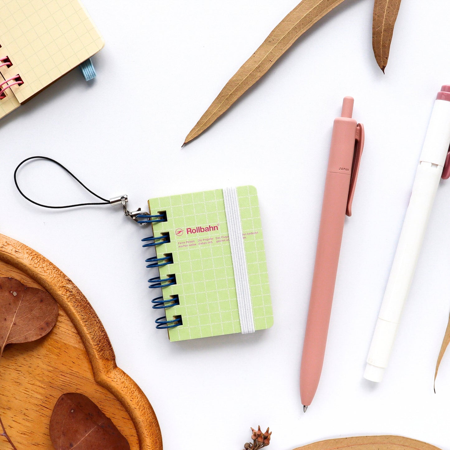 Delfonics / Rollbahn Spiral Micro Notebook - Pastel Green