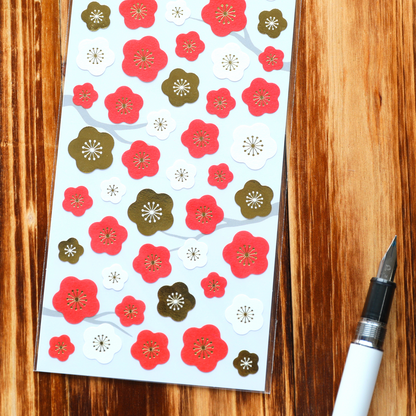 Spring Limited Japanese Apricot Stickers