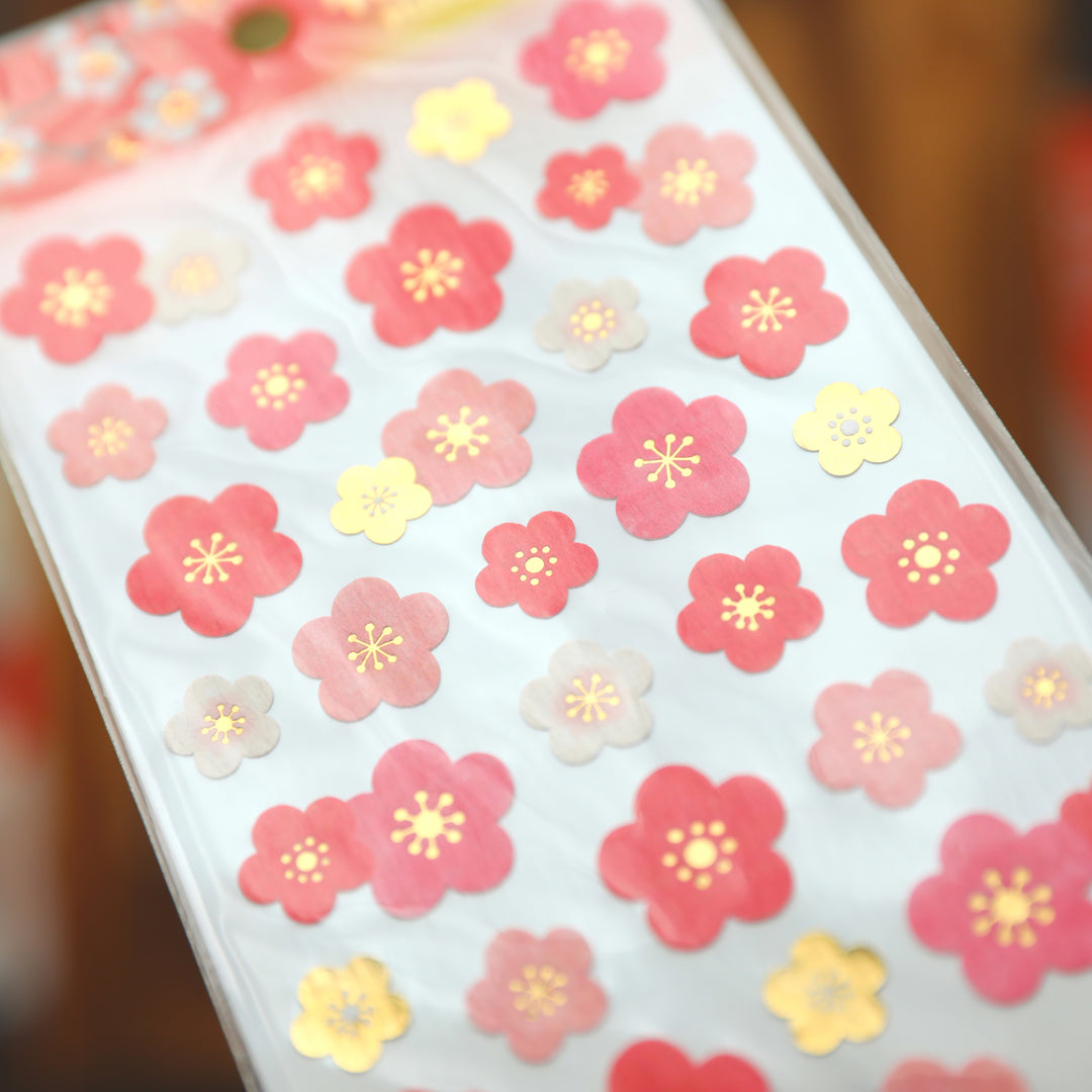 Spring Limited Japanese Apricot Stickers