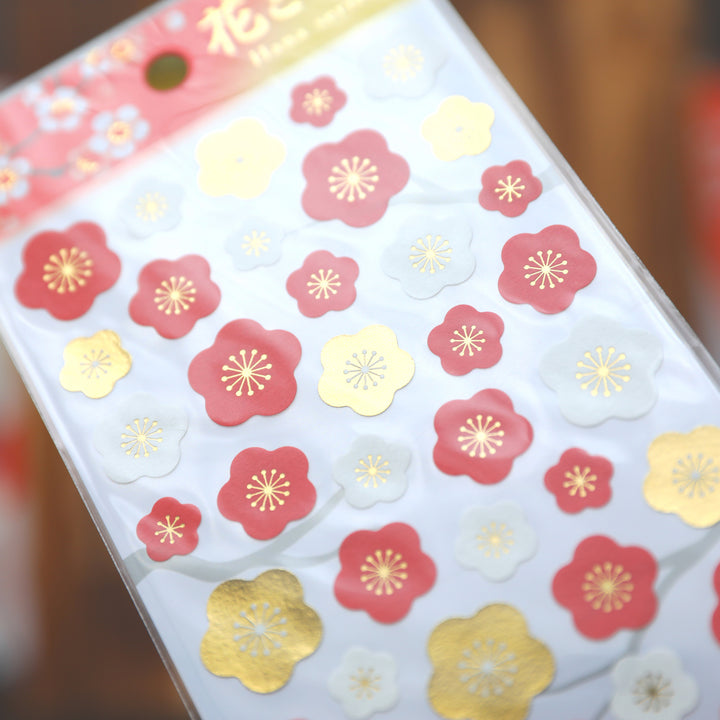 Spring Limited Japanese Apricot Stickers