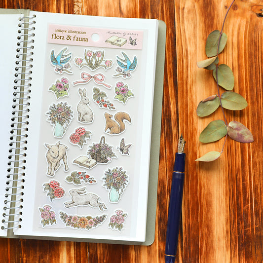 mitsu Stickers - Forest Animals