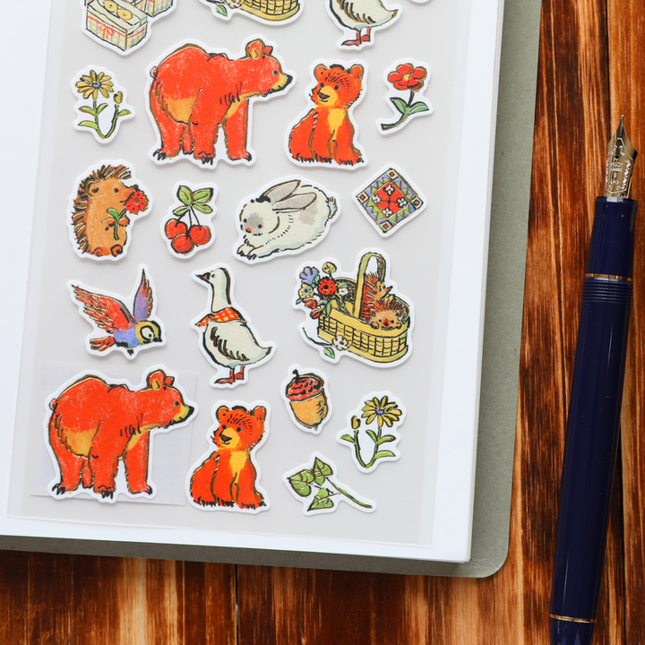 Yukako Ohde Stickers - Forest Animals