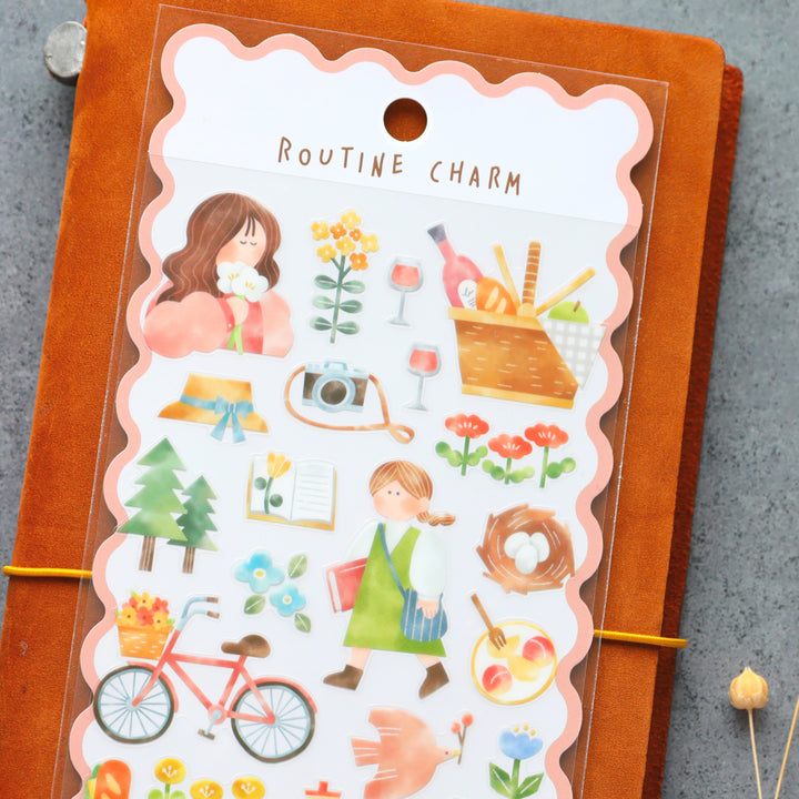 Routine Charm Stickers - Picnic