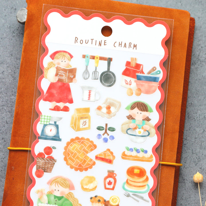 Routine Charm Stickers - Cooking