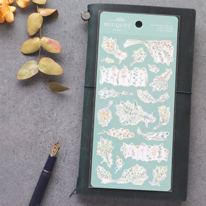 Bouquet Stickers - Mint