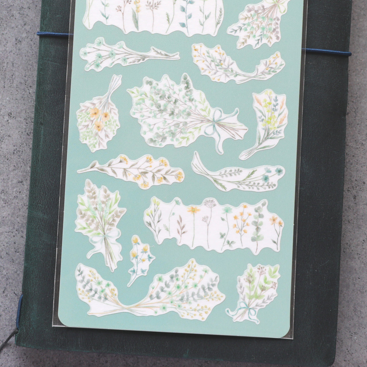 Bouquet Stickers - Mint