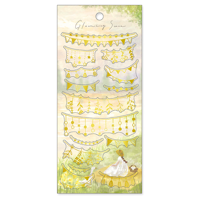 Last Stock Gleaming Scene Stickers - Garland
