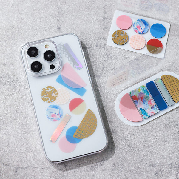 COFFRET Round PET Stickers - Pink Float
