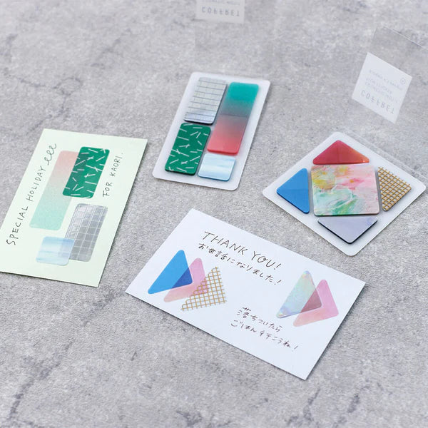 COFFRET Square PET Stickers - Pink Float