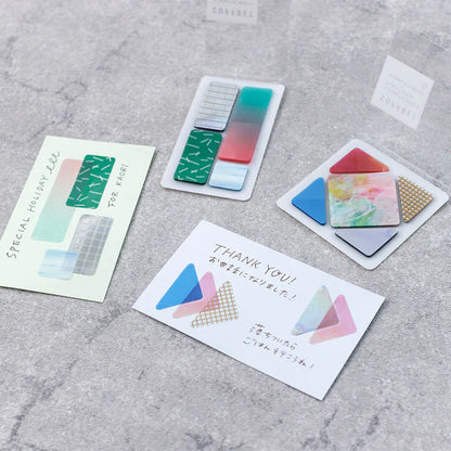 COFFRET Square PET Stickers - Pink Float