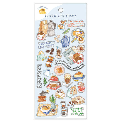 Choosy Life Stickers - Coffee Break