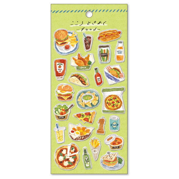 Happy Fast Food Stickers