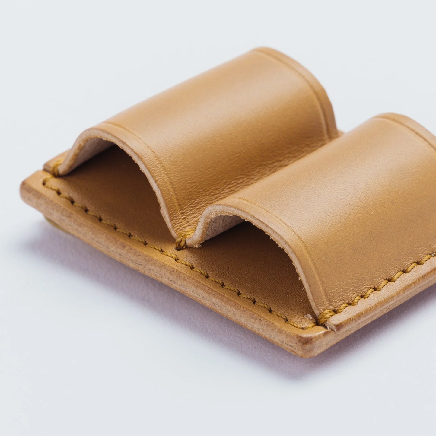 The Superior Labor INGRASSATO Leather Brass Clip Pen Holder (2 holders)