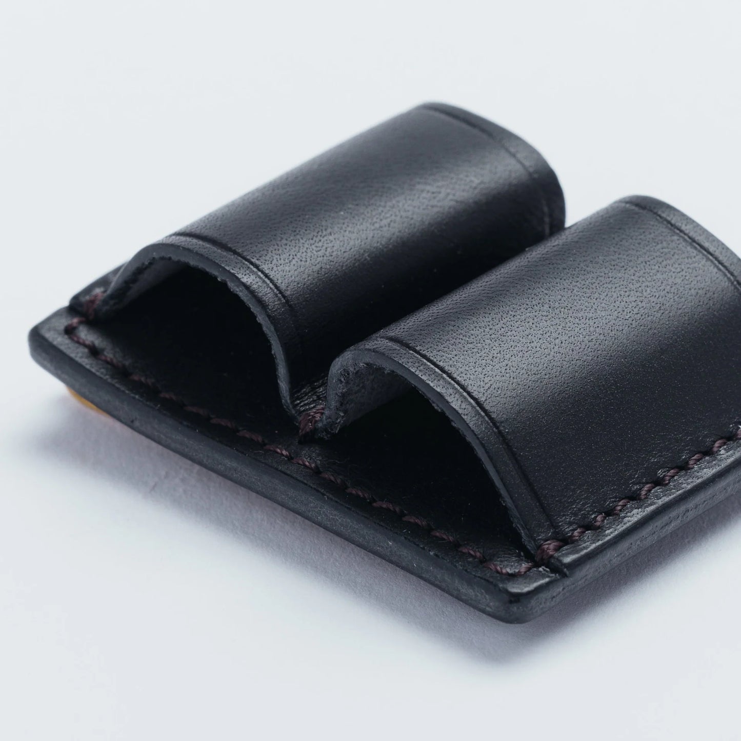 The Superior Labor INGRASSATO Leather Brass Clip Pen Holder (2 holders)