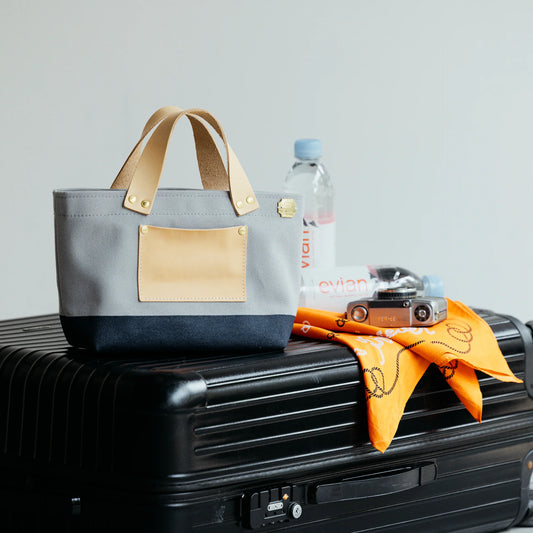 The Superior Labor / Special Engineer Bag Petite - Gray x Navy