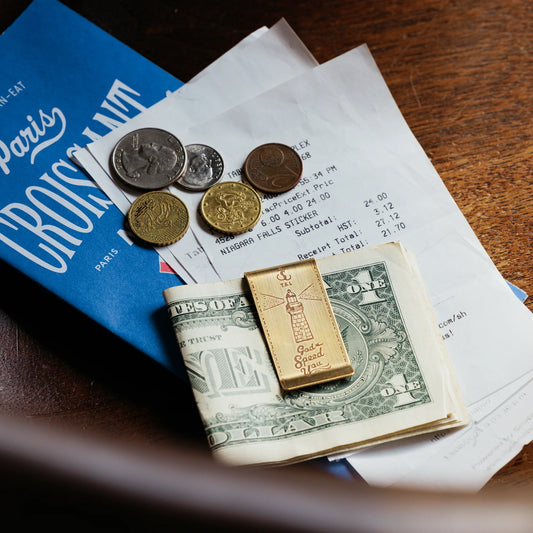 The Superior Labor / Lighthouse Money Brass Clip