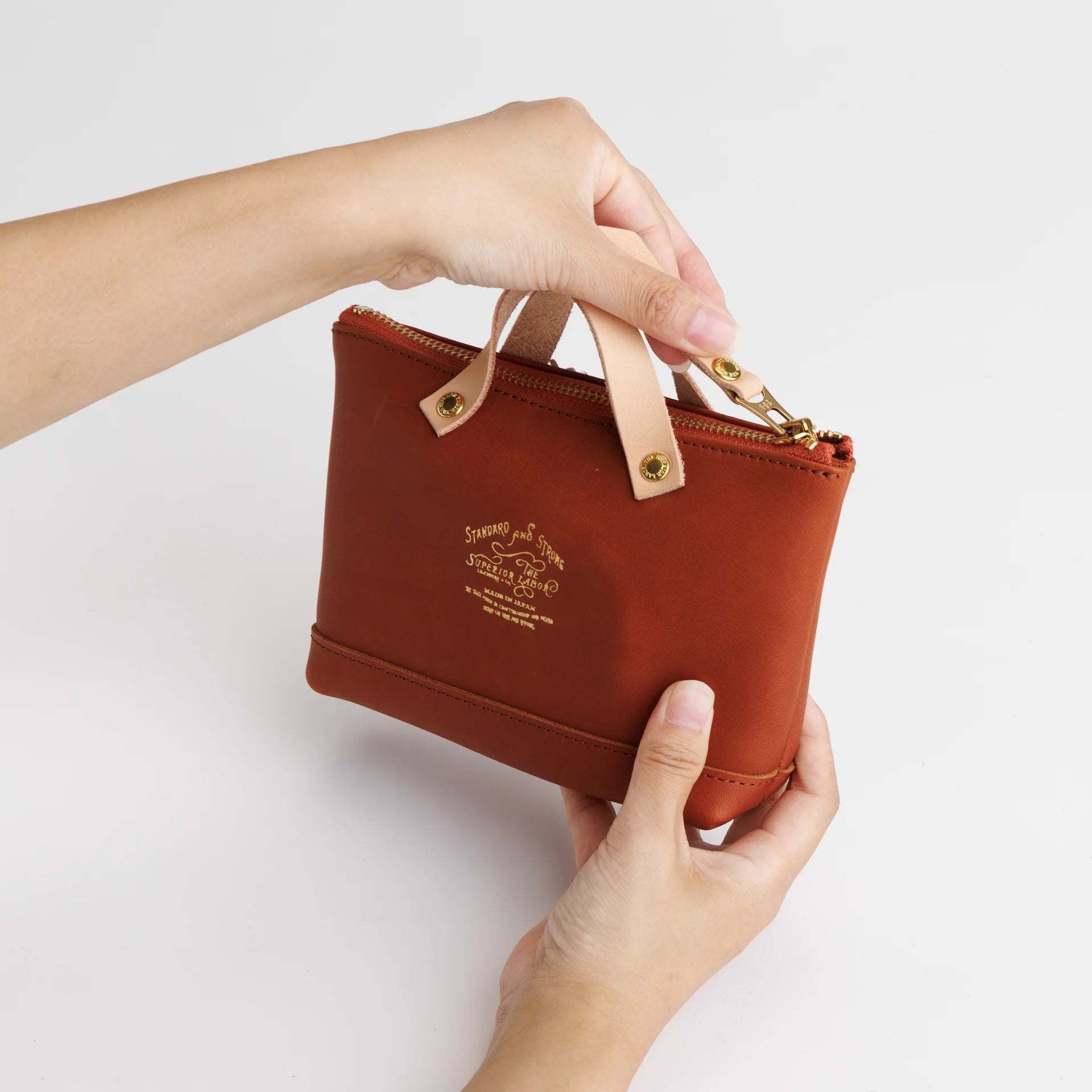THE SUPERIOR LABOR / all leather engineer pouch【３色展開】