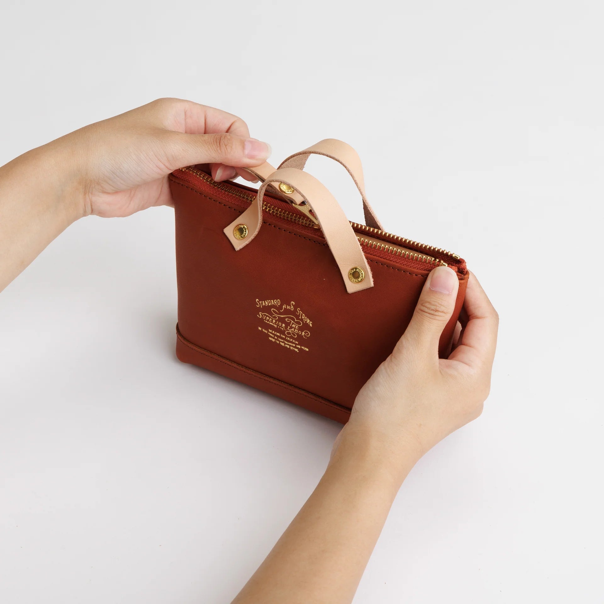 THE SUPERIOR LABOR / all leather engineer pouch【３色展開】