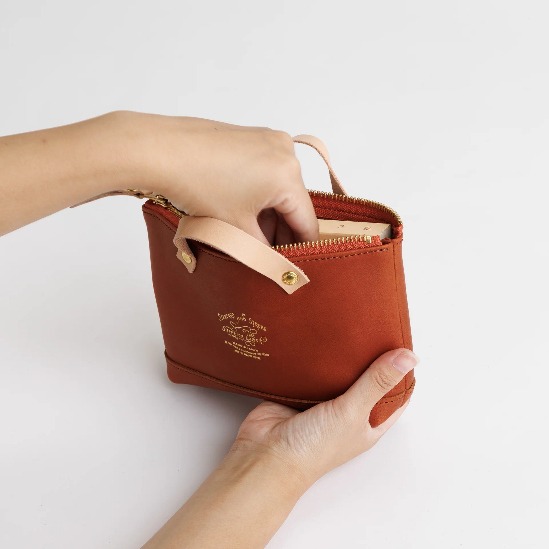 THE SUPERIOR LABOR / all leather engineer pouch【３色展開】