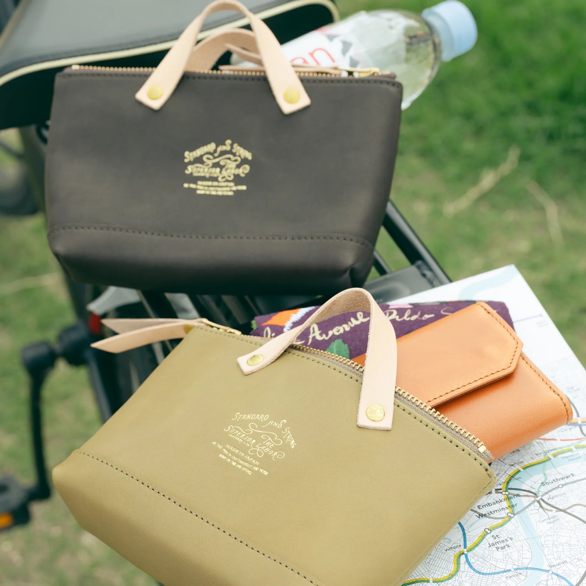 THE SUPERIOR LABOR / all leather engineer pouch【３色展開】