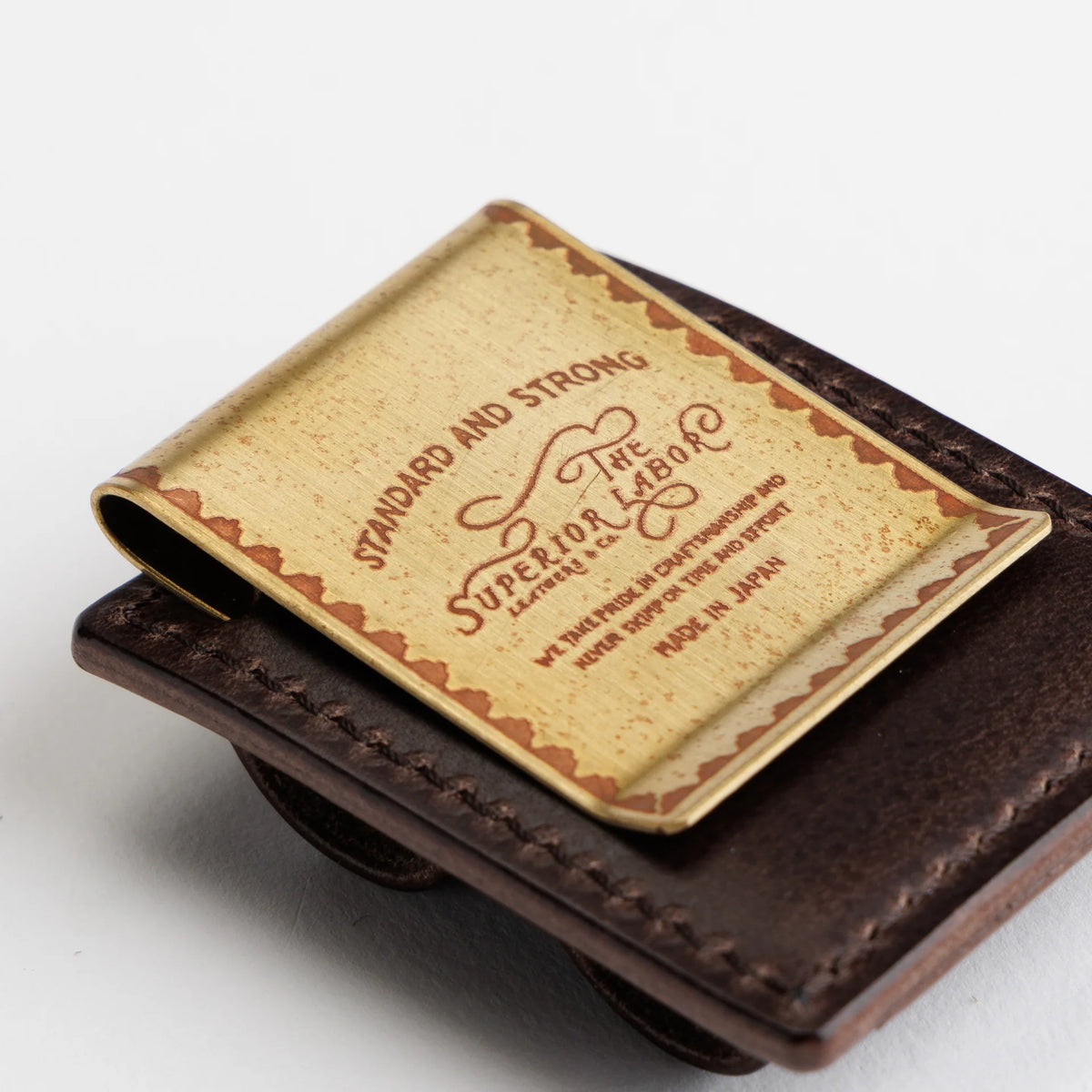 The Superior Labor / clip pen holder (pull-up leather)
