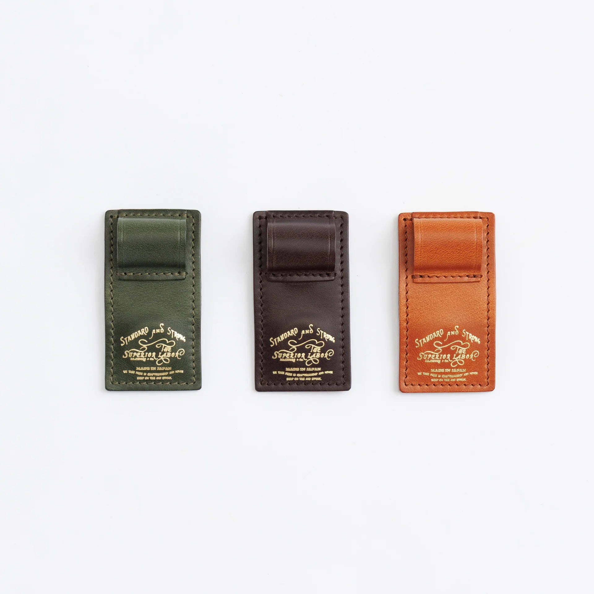 The Superior Labor / magnet pen clip (pull-up leather)