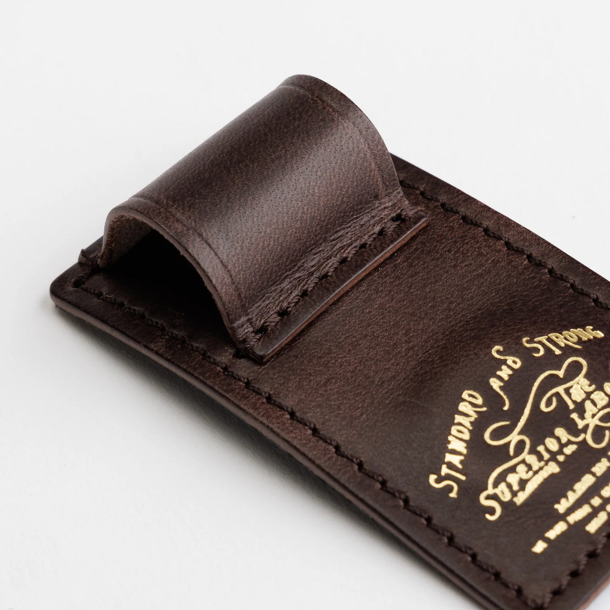 The Superior Labor / magnet pen clip (pull-up leather)