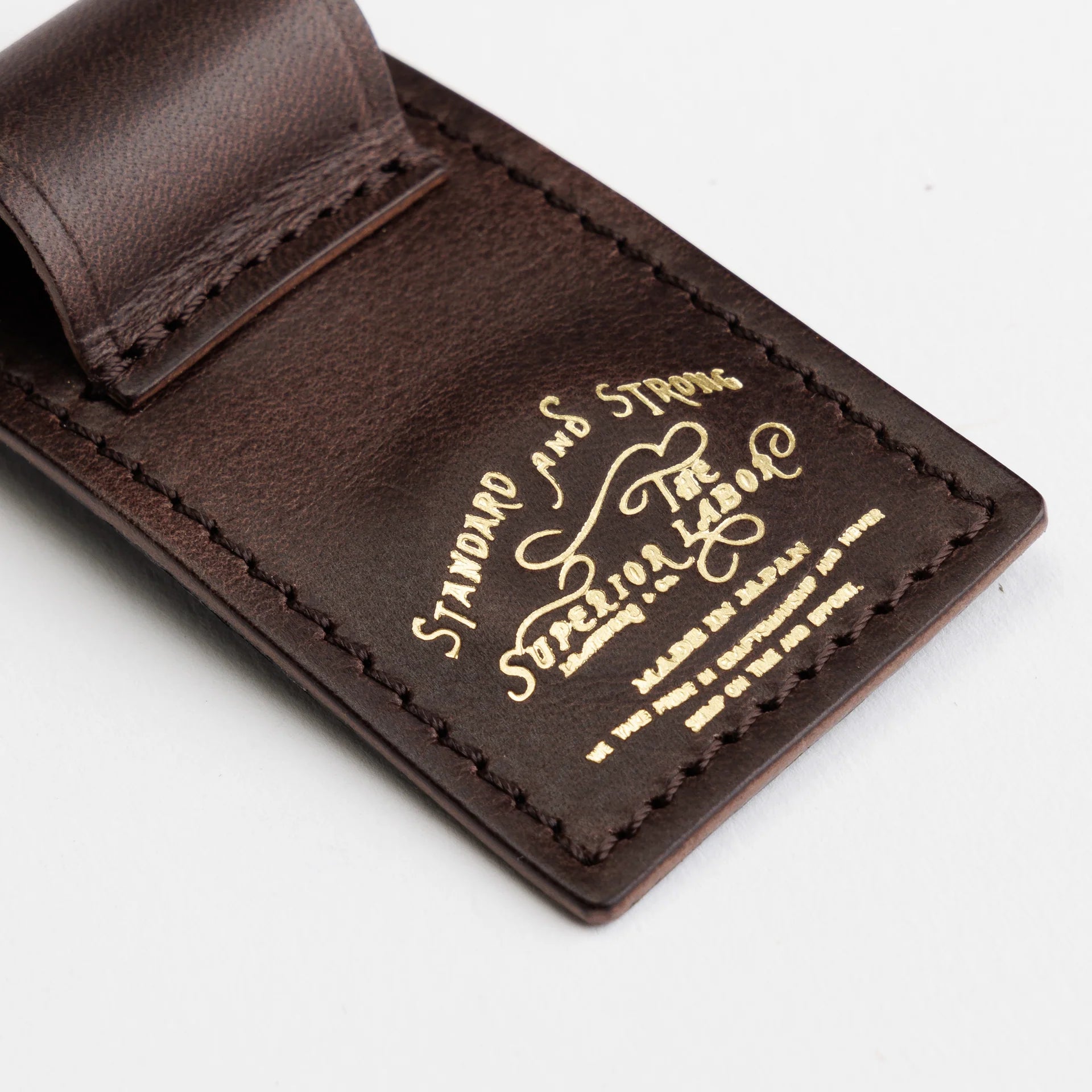 The Superior Labor / magnet pen clip (pull-up leather)