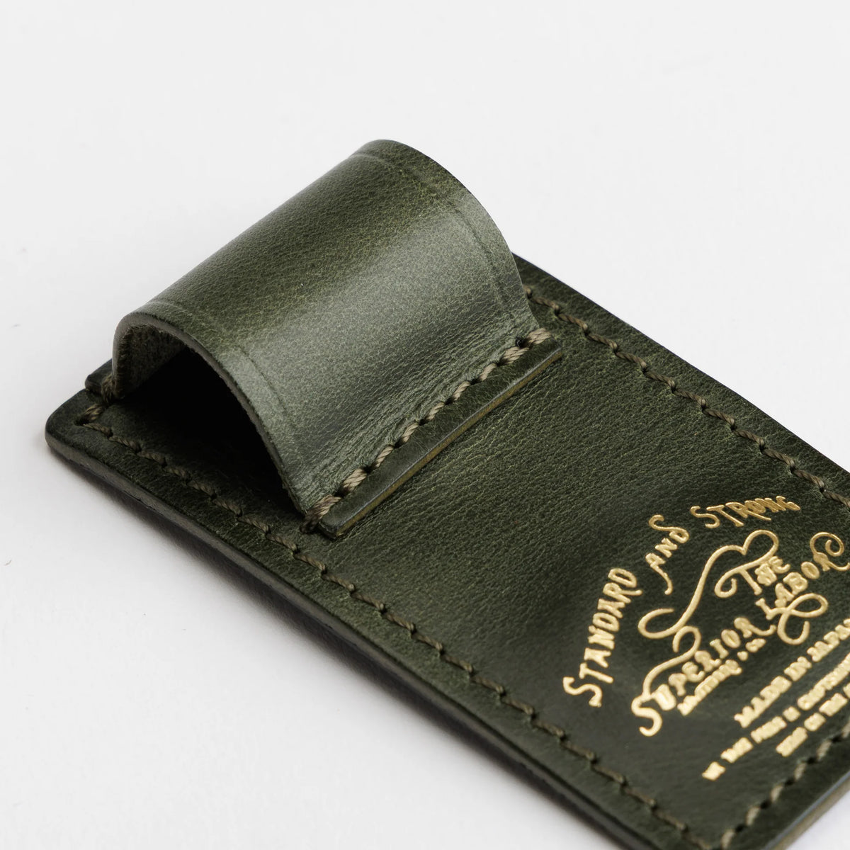 The Superior Labor / magnet pen clip (pull-up leather)