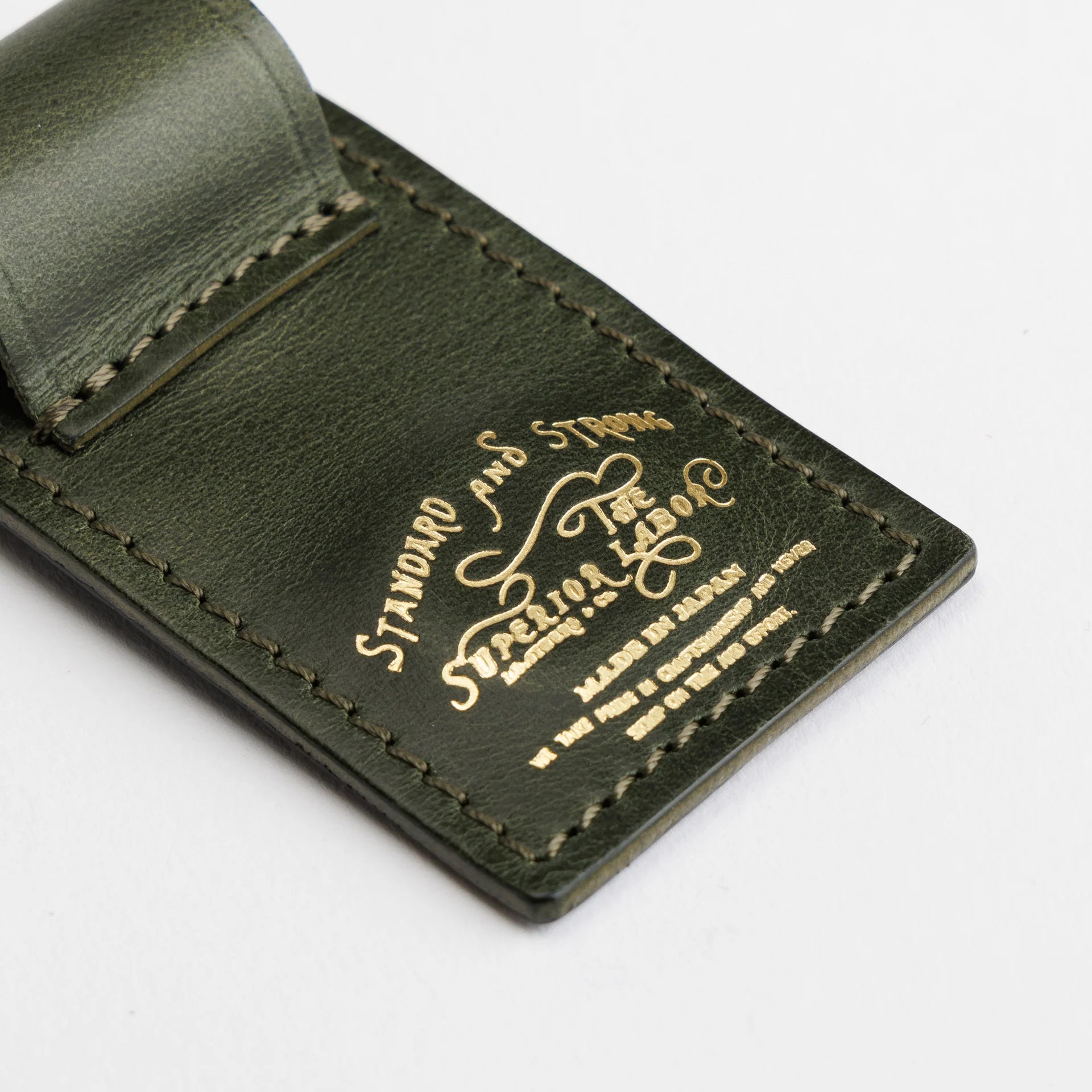 The Superior Labor / magnet pen clip (pull-up leather)