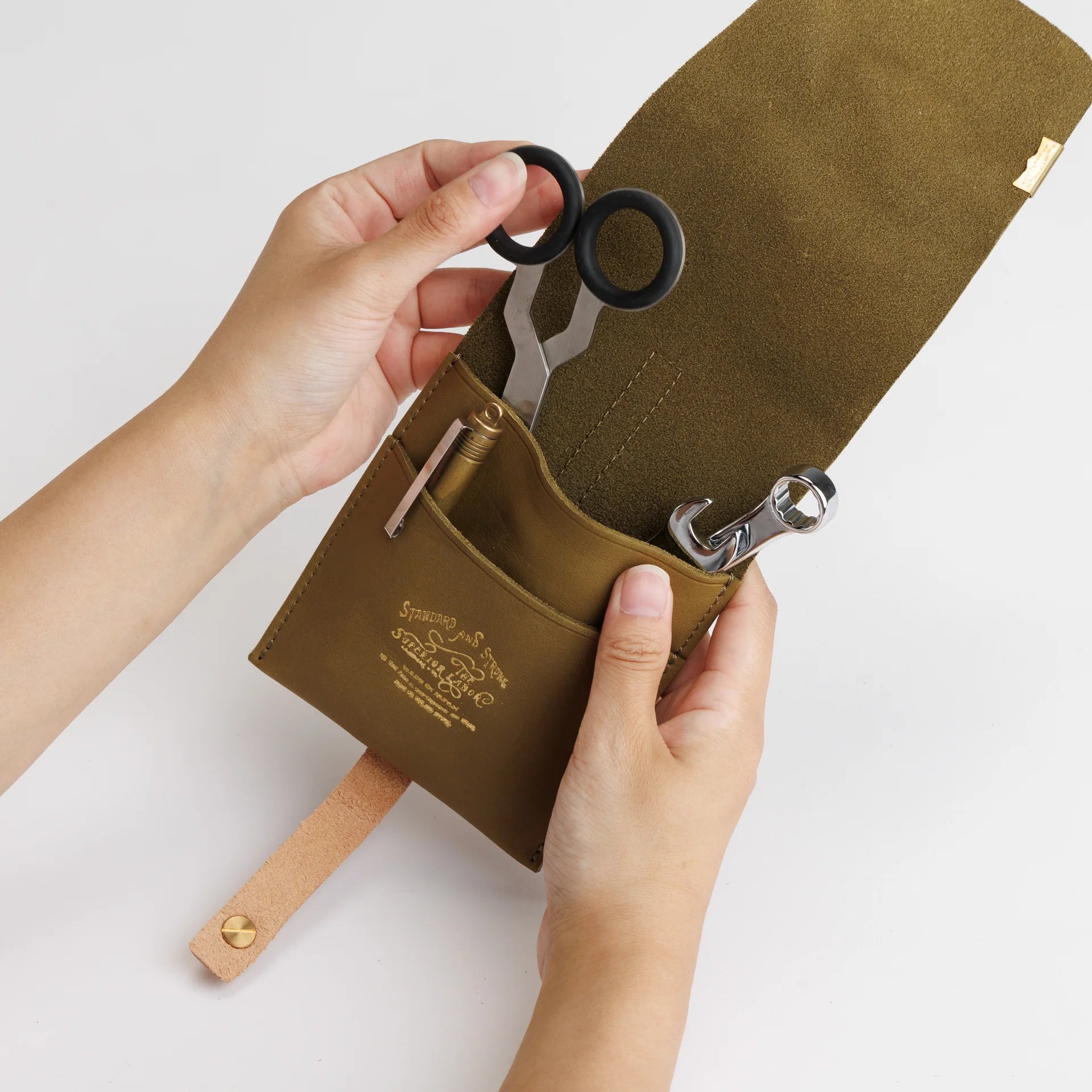 THE SUPERIOR LABOR / leather tool holder/glove leather【３色展開】