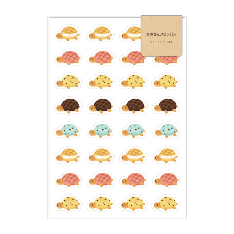 Okawari Stickers - Turtle x Bread